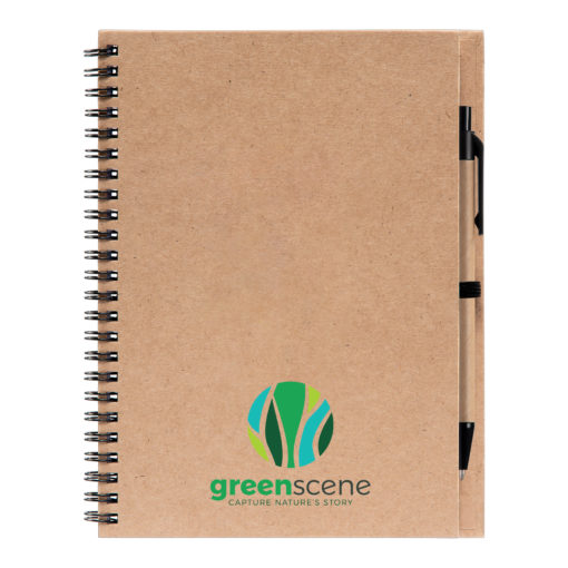 Eco Kraft Journal and Pen